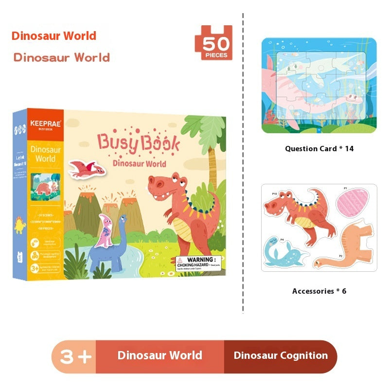 Baby Enlightenment Early Cognitive Education Quiet Book Educational Toys - KreovaKids