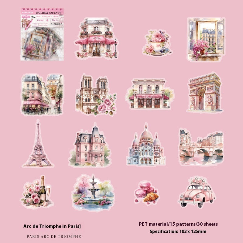 Holiday Journey Series Architecture Journal Stickers - KreovaKids