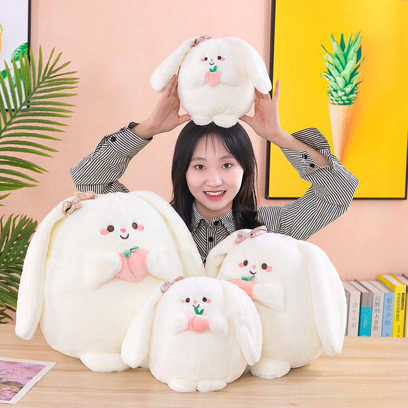 Casual Cute Rabbit Peach Doll Plush Toys - KreovaKids