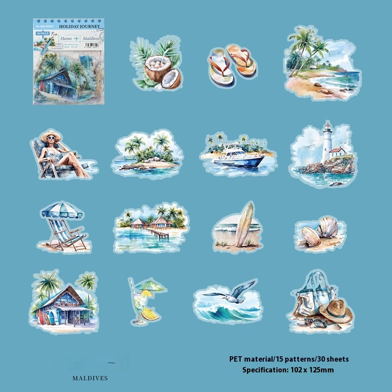 Holiday Journey Series Architecture Journal Stickers - KreovaKids
