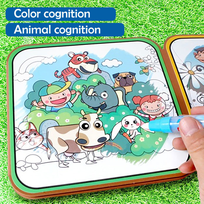 Magical Water Drawing Book, Repeatedly Colored Drawing Book, Children&