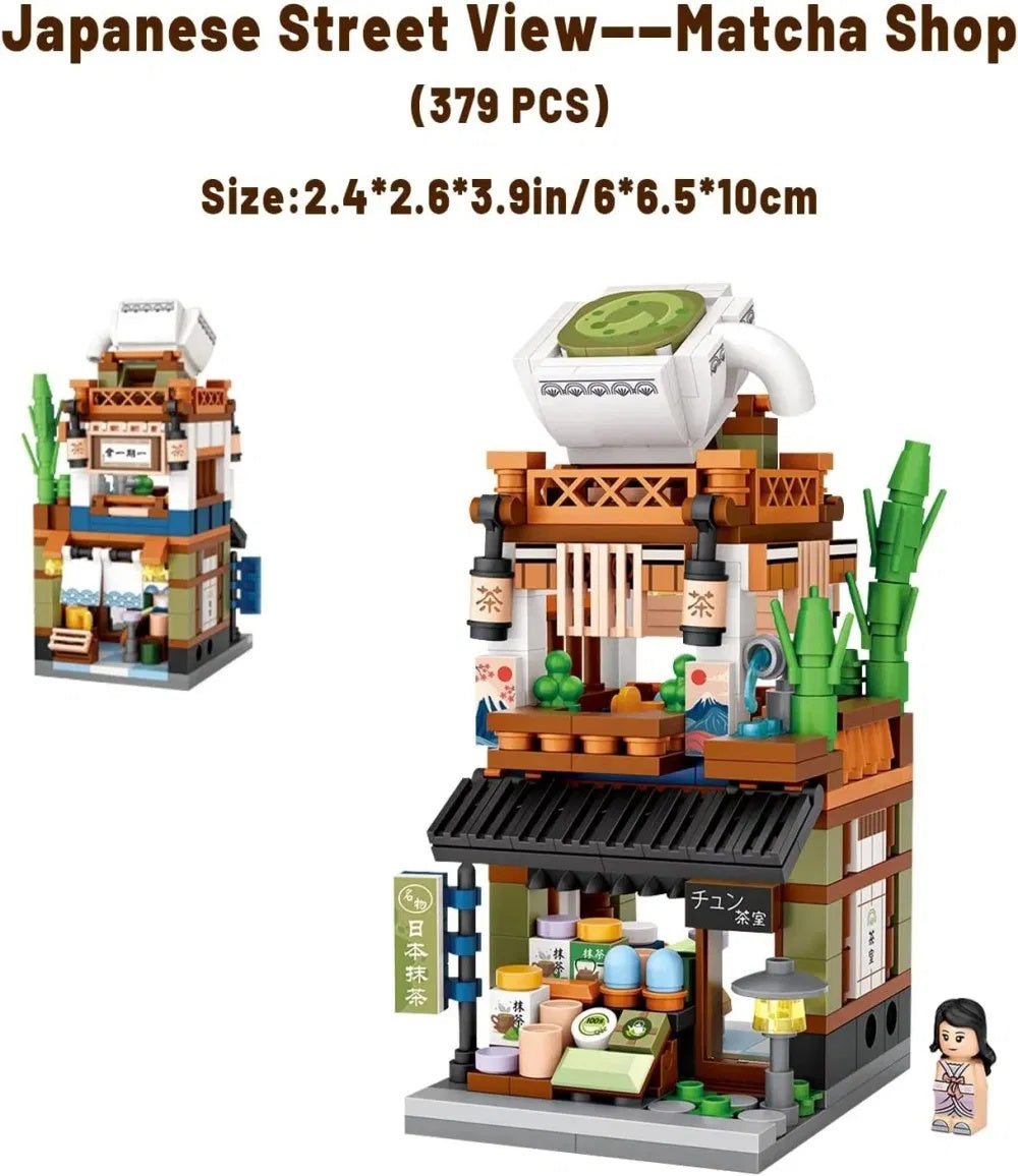 4 PACK Brick Building Set For Kids, 2969 PCS Building Blocks Kit Japanese Street Building Toy Set Gift For 6-15 Years Old Kid And Adult - KreovaKids
