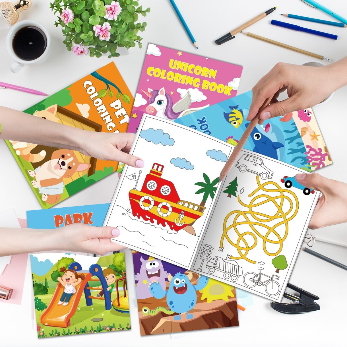 24-pack Maze Puzzle Books For Children Aged 6-12 - 50 Challenging Levels And Fun Themes To Develop Problem-solving And Logical Thinking Skills, Perfect Gifts For Birthdays, School And Travel Activitie - KreovaKids