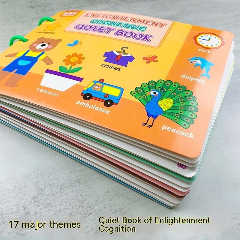 Books For Early Education Material Package Montessori Quiet Book - KreovaKids