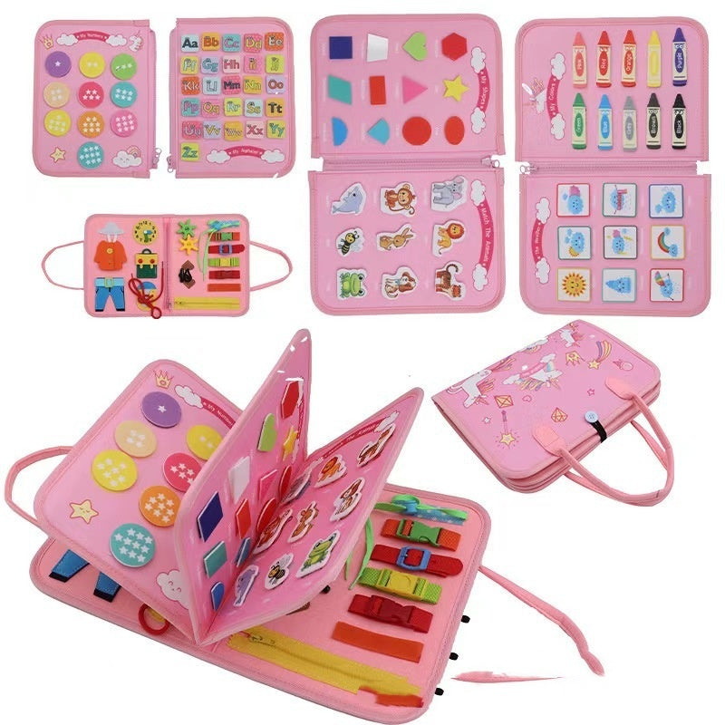 Felt Learning Early Education Board DIY Action Educational Toys - KreovaKids