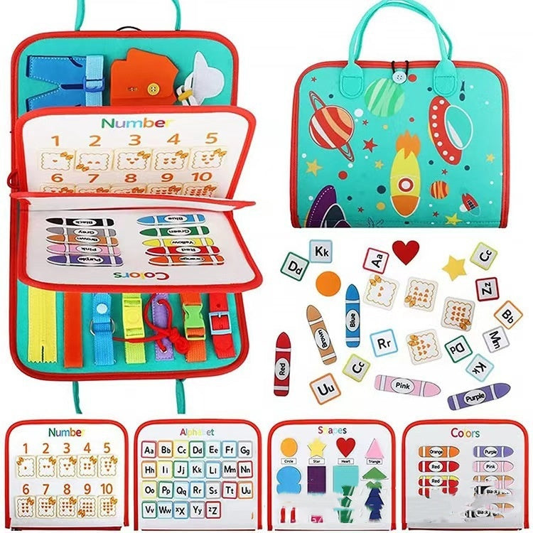 Felt Learning Early Education Board DIY Action Educational Toys - KreovaKids