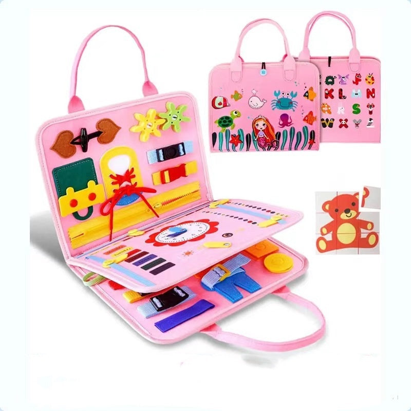 Felt Learning Early Education Board DIY Action Educational Toys - KreovaKids