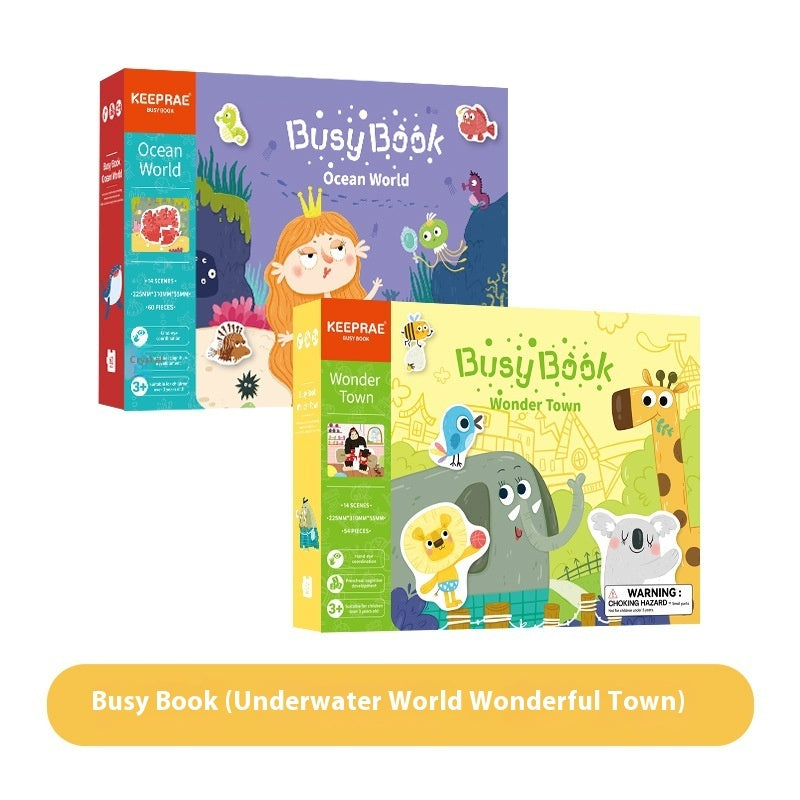 Baby Enlightenment Early Cognitive Education Quiet Book Educational Toys - KreovaKids