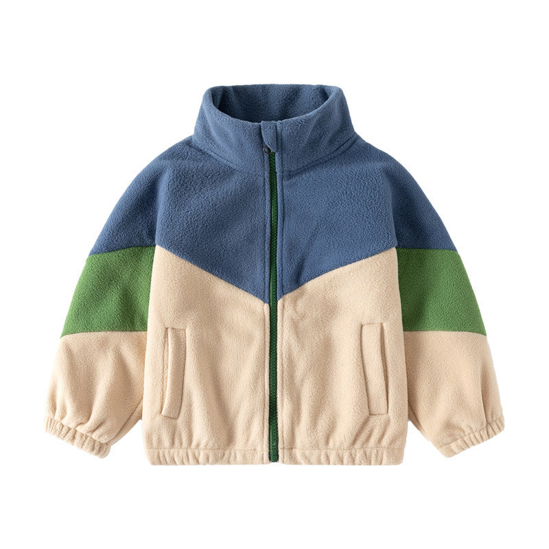 Baby Color Matching Casual Top - KreovaKids