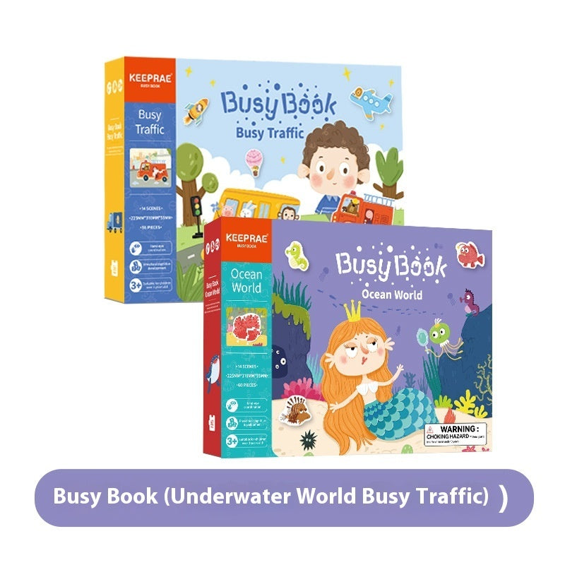 Baby Enlightenment Early Cognitive Education Quiet Book Educational Toys - KreovaKids