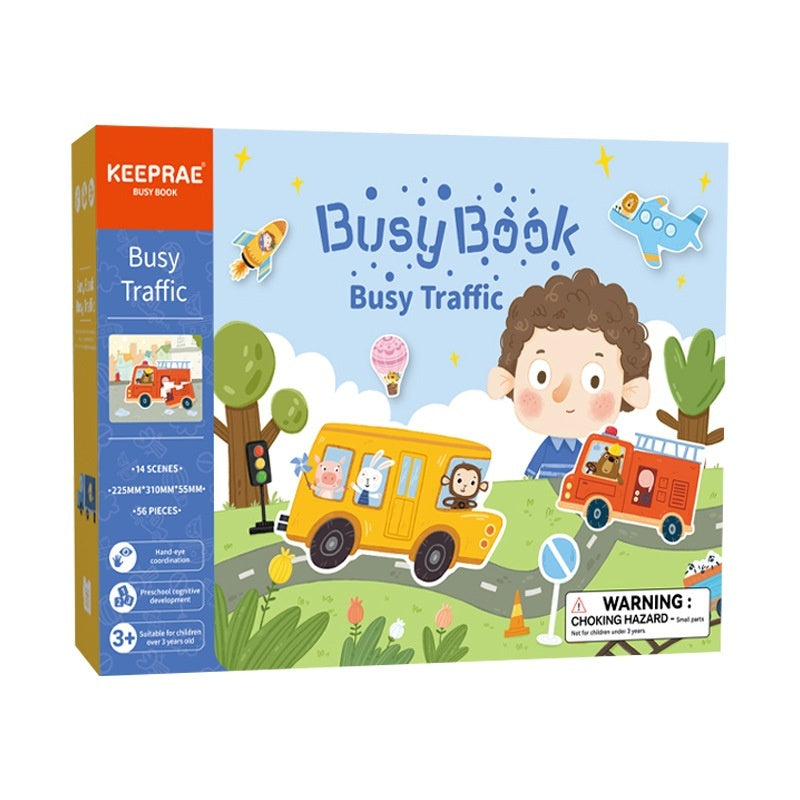 Baby Enlightenment Early Cognitive Education Quiet Book Educational Toys - KreovaKids