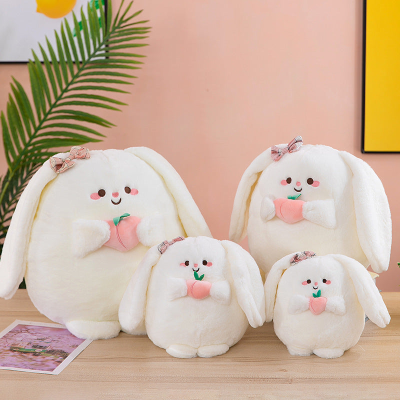 Casual Cute Rabbit Peach Doll Plush Toys - KreovaKids