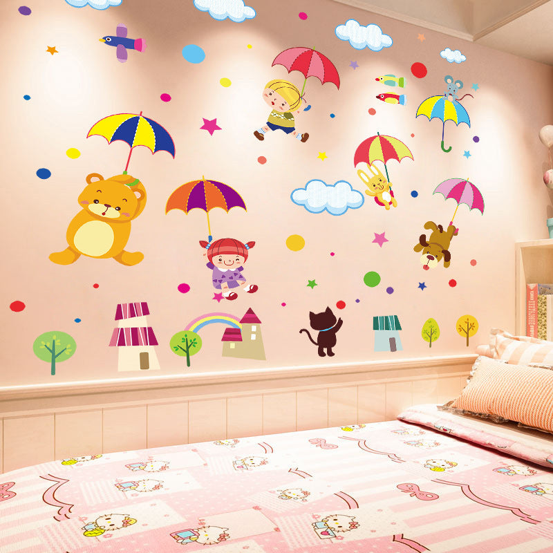 Cartoon Dinosaur 3d Wall Stickers - KreovaKids