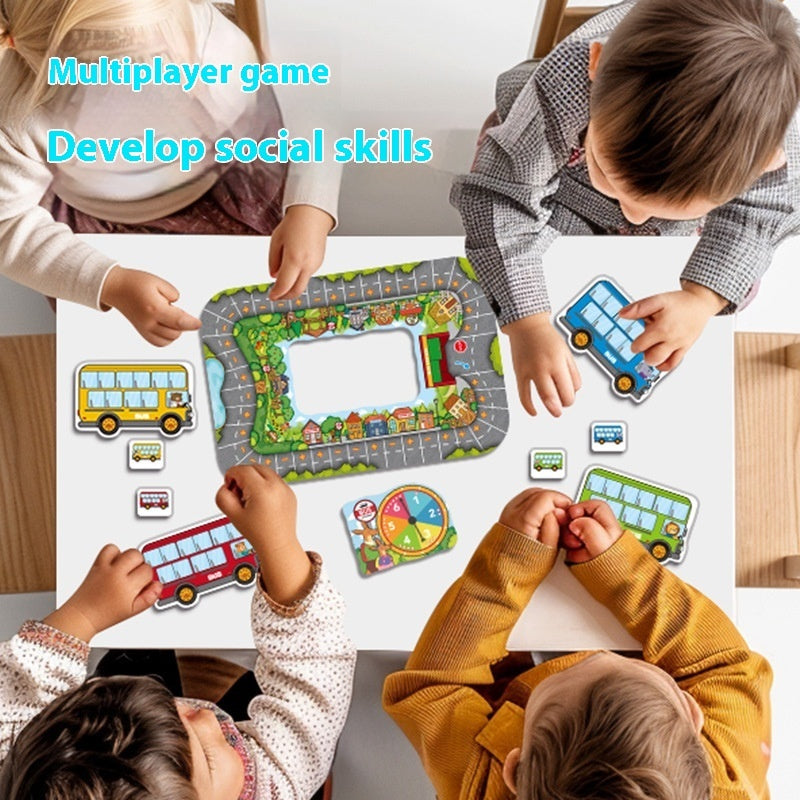 Animal Bus Platform Table Games For Children - KreovaKids