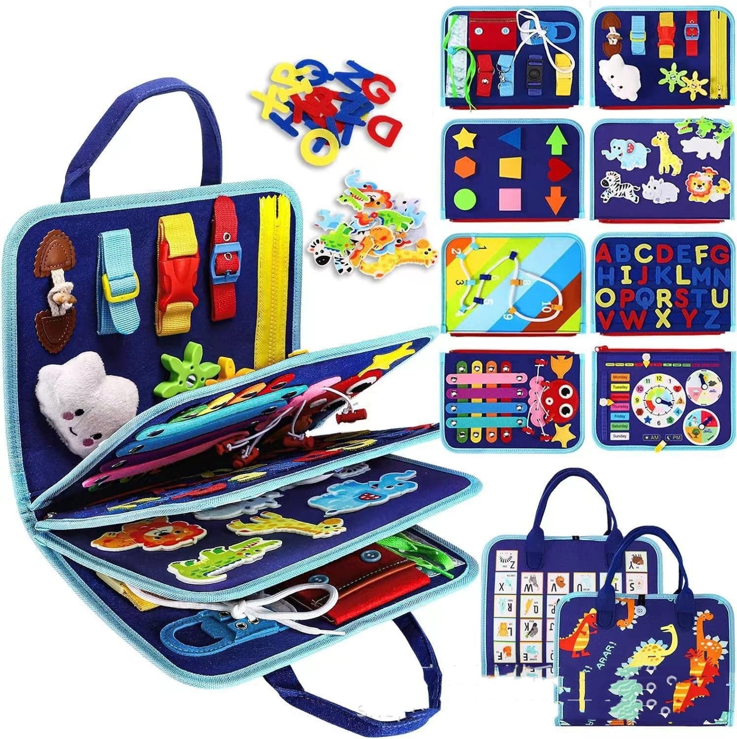Felt Learning Early Education Board DIY Action Educational Toys - KreovaKids
