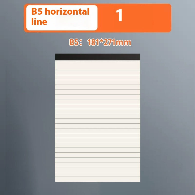 Writing Pads Tearable A5B5 Thickening Plus Size Notebook Simple - KreovaKids