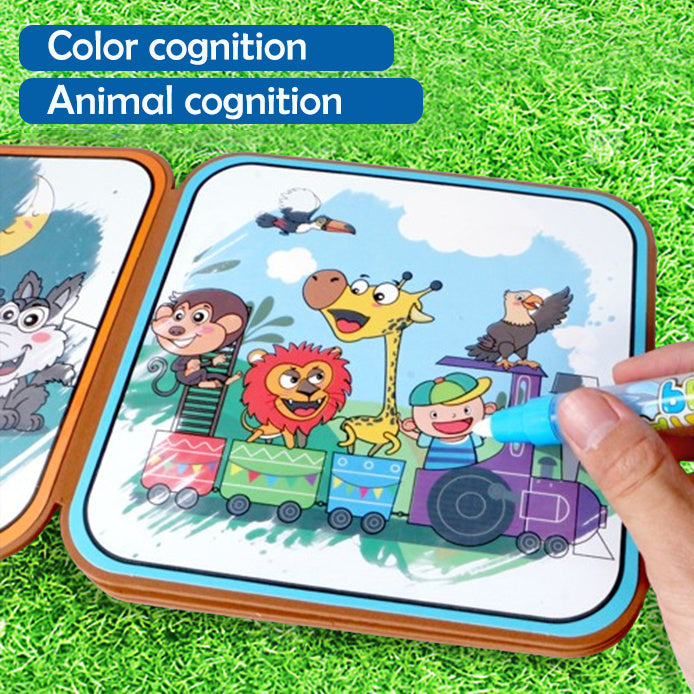 Magical Water Drawing Book, Repeatedly Colored Drawing Book, Children&
