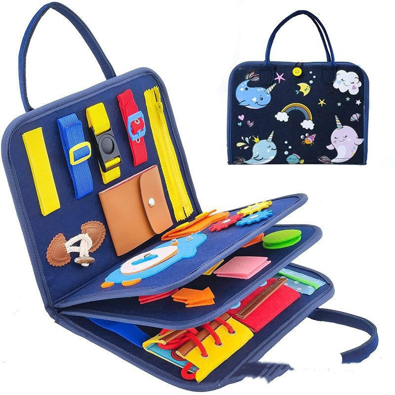 Felt Learning Early Education Board DIY Action Educational Toys - KreovaKids