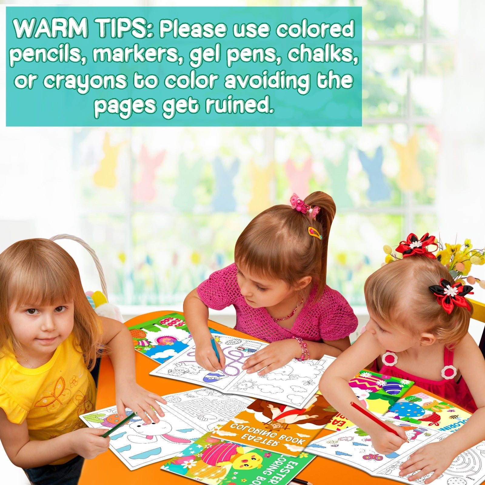 42-pack Easter Kids Colouring Book For Children Aged 4-8 And 8-12 Years Old - KreovaKids