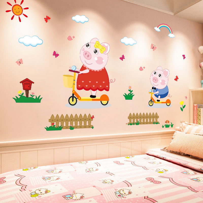 Cartoon Dinosaur 3d Wall Stickers - KreovaKids