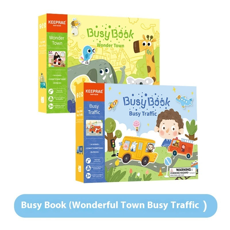 Baby Enlightenment Early Cognitive Education Quiet Book Educational Toys - KreovaKids