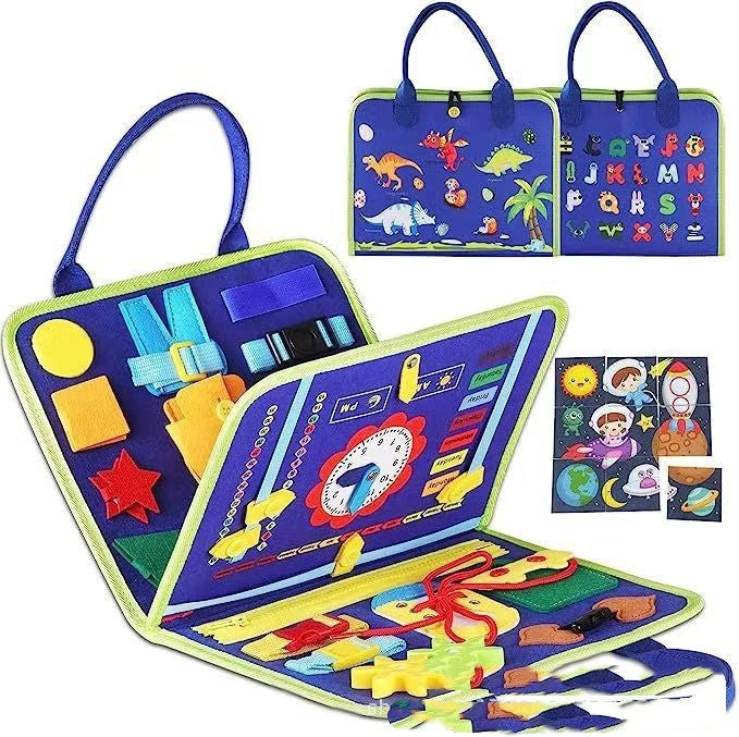 Felt Learning Early Education Board DIY Action Educational Toys - KreovaKids