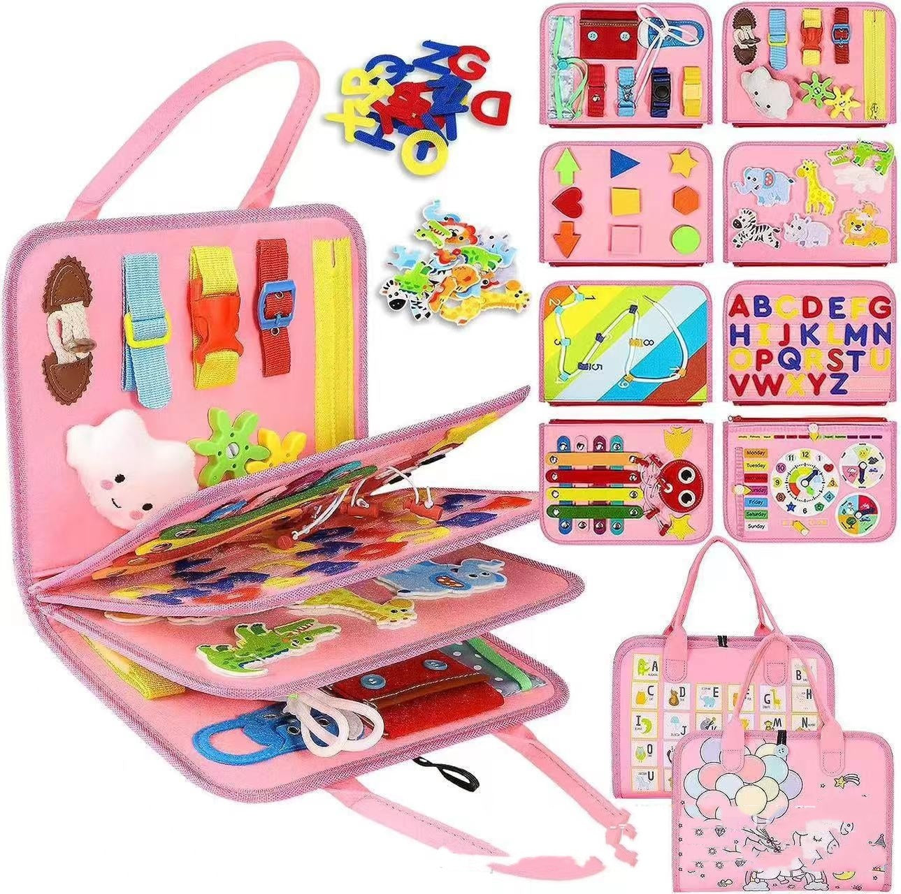 Felt Learning Early Education Board DIY Action Educational Toys - KreovaKids