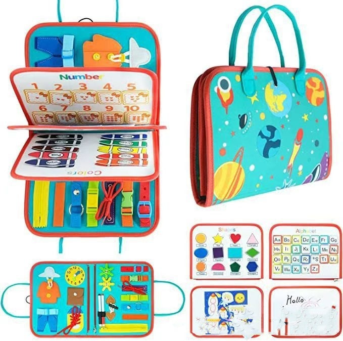 Felt Learning Early Education Board DIY Action Educational Toys - KreovaKids