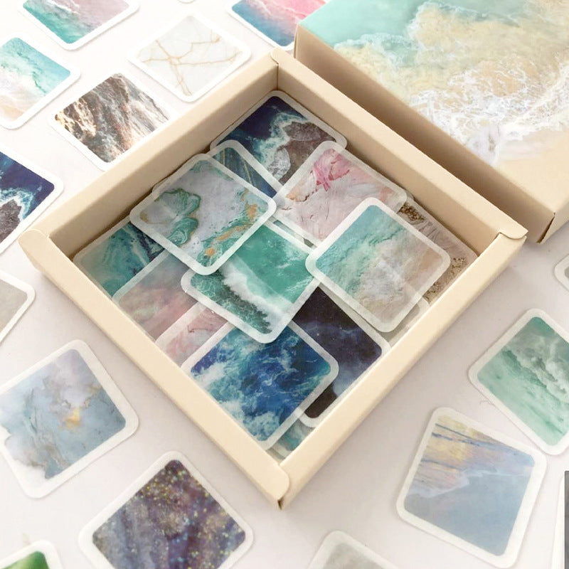 200 Pc Box Set Washi Paper Stickers Stationery Diary Decoration - KreovaKids
