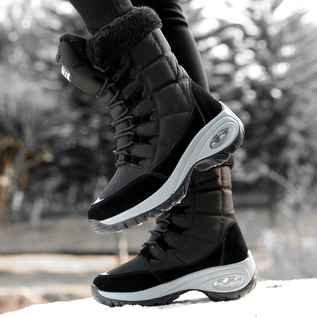 Snow Boots Girls Flat Heels - KreovaKids