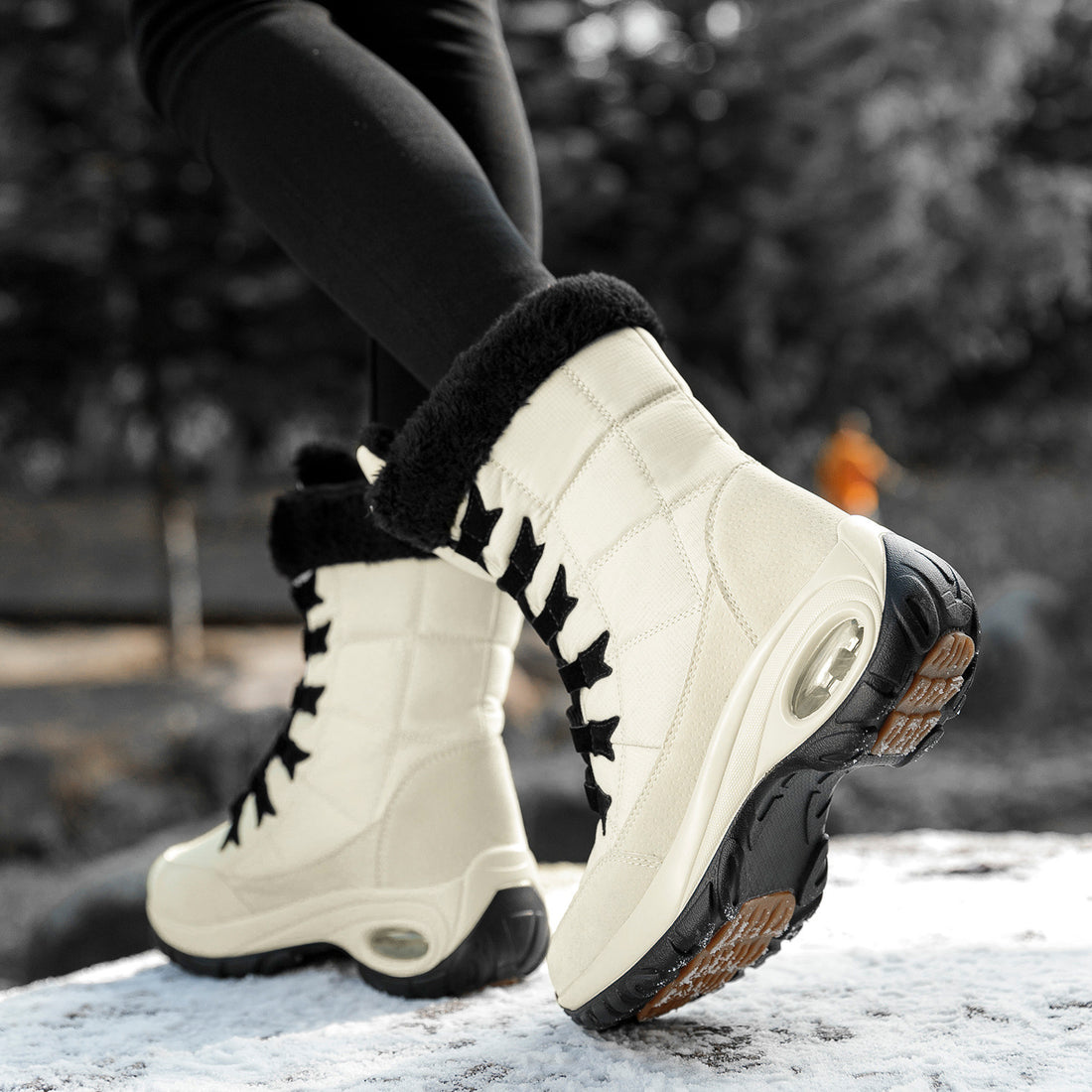 Snow Boots Girls Flat Heels - KreovaKids