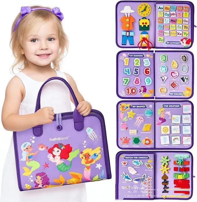 Felt Learning Early Education Board DIY Action Educational Toys - KreovaKids