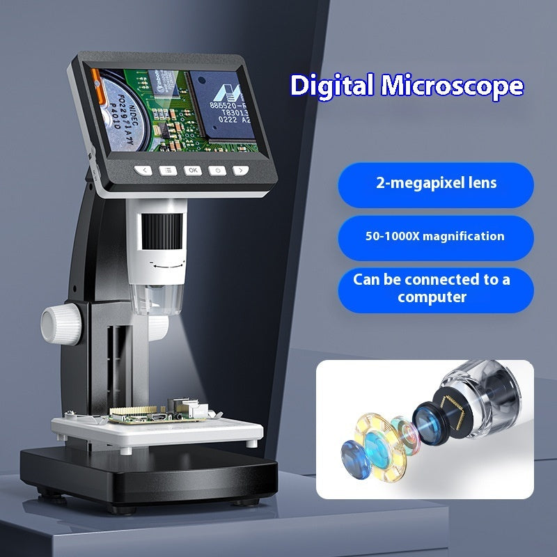 HD Mobile Phone Repair Microscope With Screen - KreovaKids