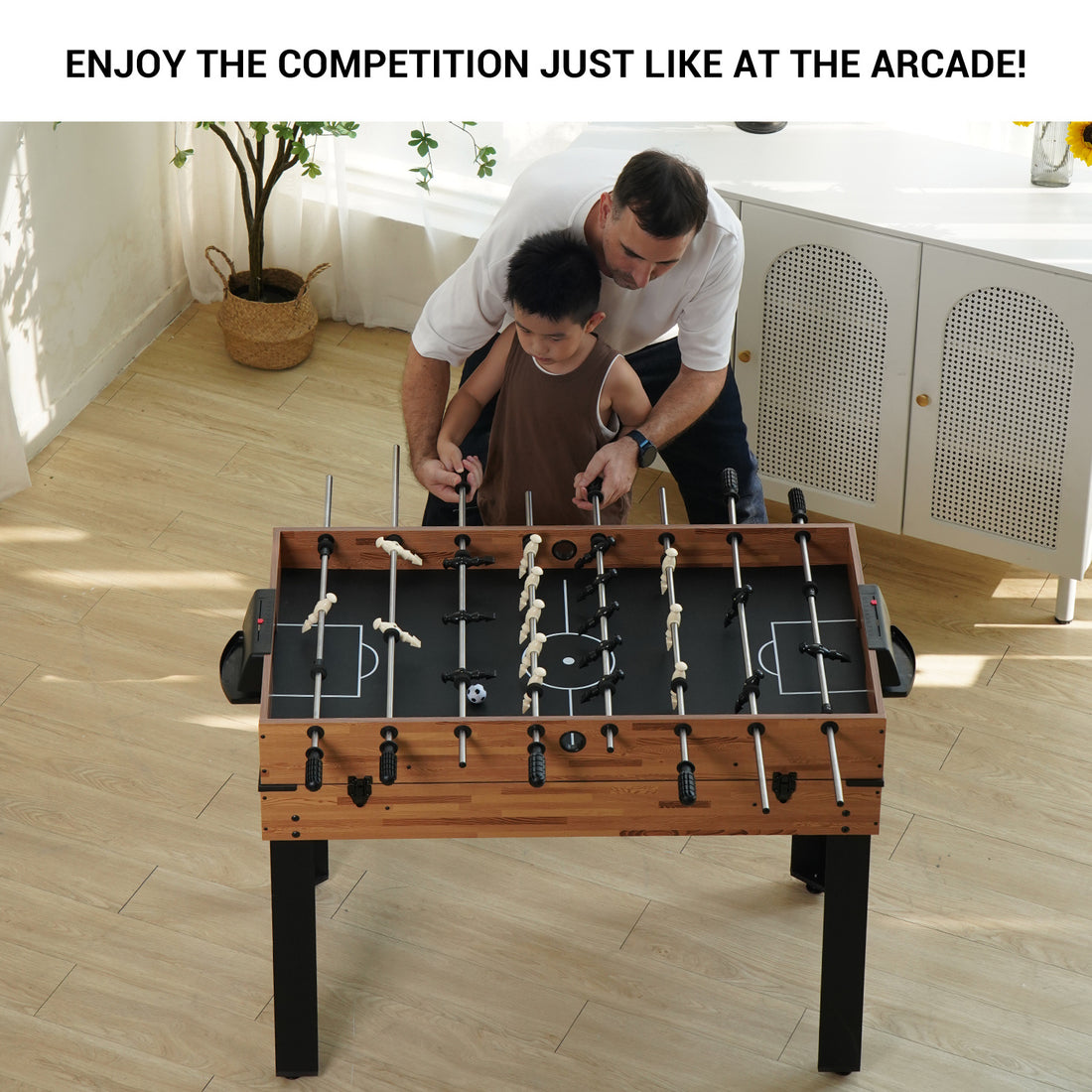 48in Folding Portable Combination Game Table Set With Ping Pong, Air Hockey, Pool Billiards For Kids And Adults, Indoor And Outdoor Games - KreovaKids
