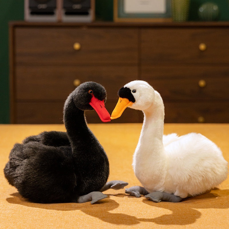 Fashion Cartoon Black Swan Doll Plush Toys - KreovaKids