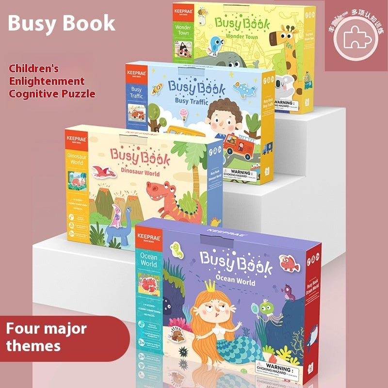Baby Enlightenment Early Cognitive Education Quiet Book Educational Toys - KreovaKids