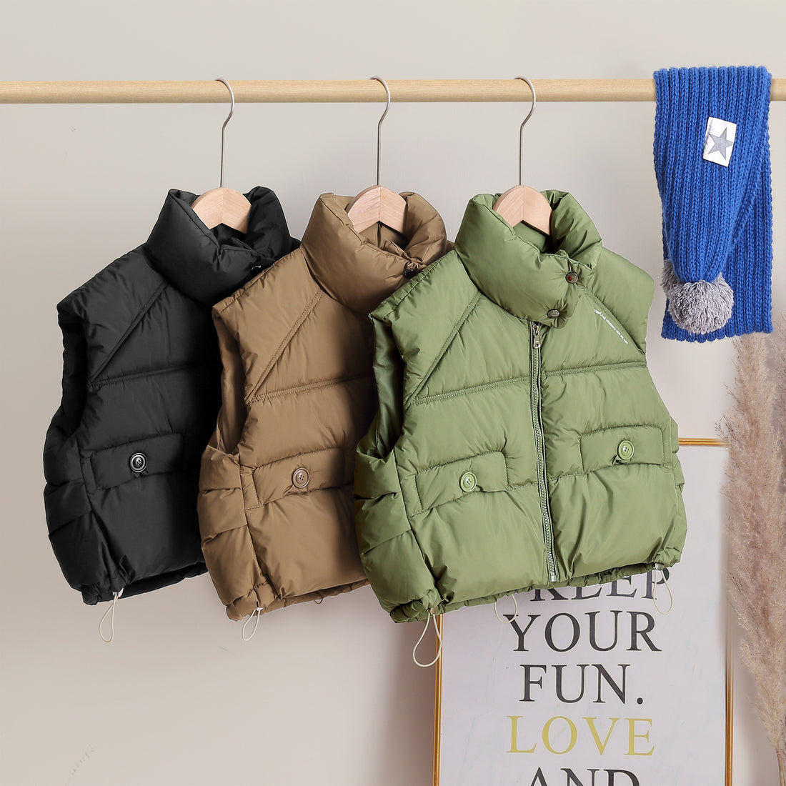 Boys And Girls Autumn And Winter Western Style Vest - KreovaKids