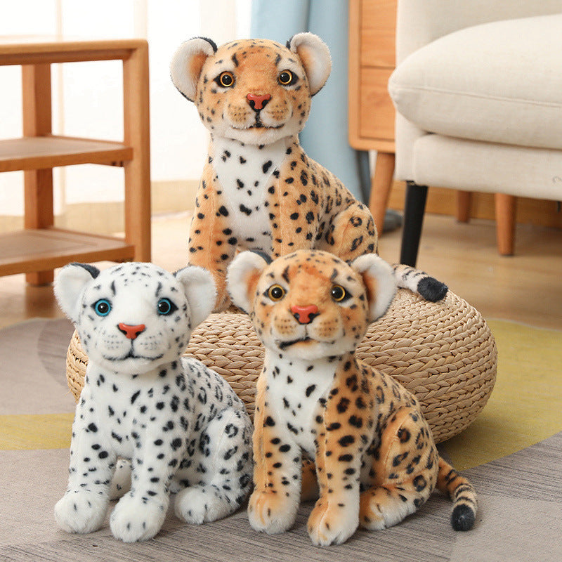 Fashion Squat Snow Leopard Doll Plush Toys - KreovaKids