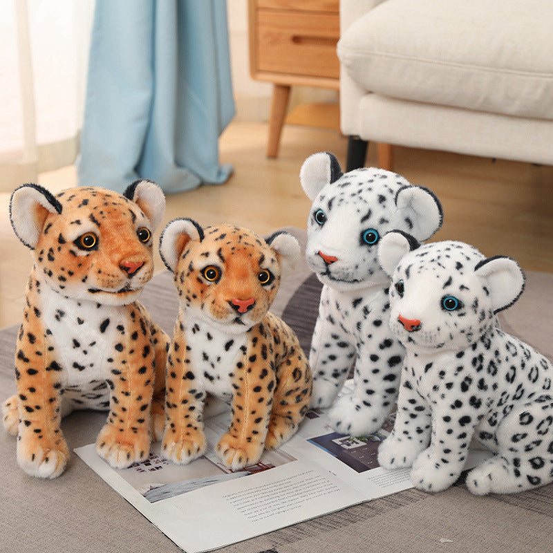Fashion Squat Snow Leopard Doll Plush Toys - KreovaKids