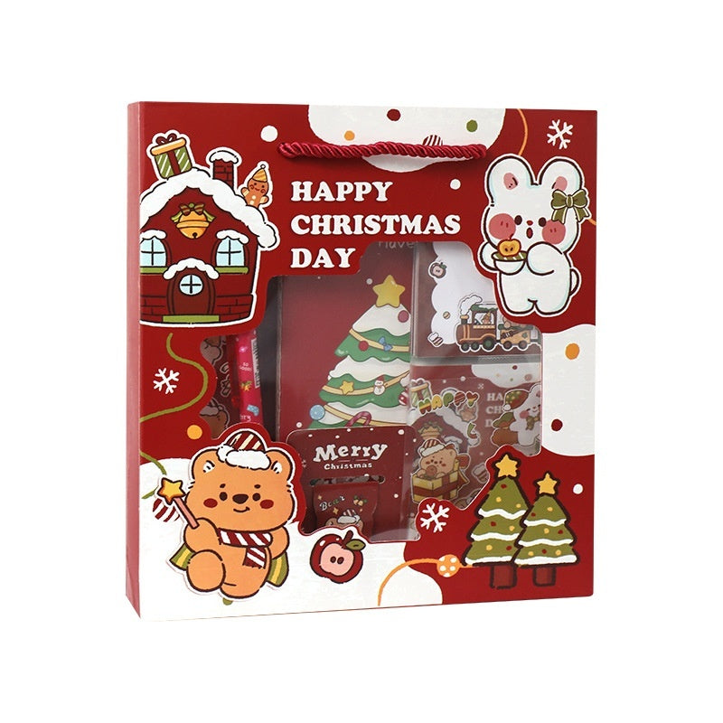 Christmas Stationery Gift Set Cute Student Learning Gift Bag - KreovaKids