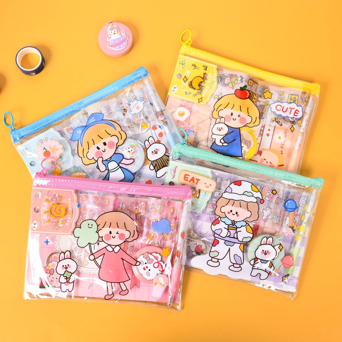 Creative Student School Supplies Stationery Cartoon Set - KreovaKids