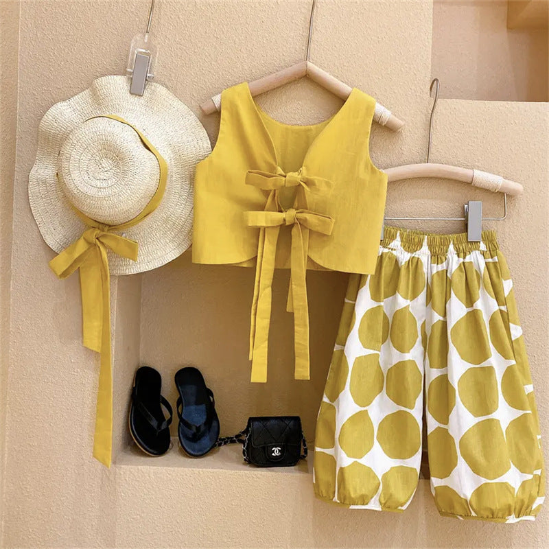 Western Style Backless Thin Pullover Girls&
