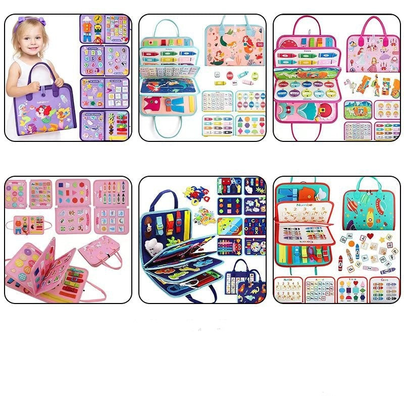 Felt Learning Early Education Board DIY Action Educational Toys - KreovaKids