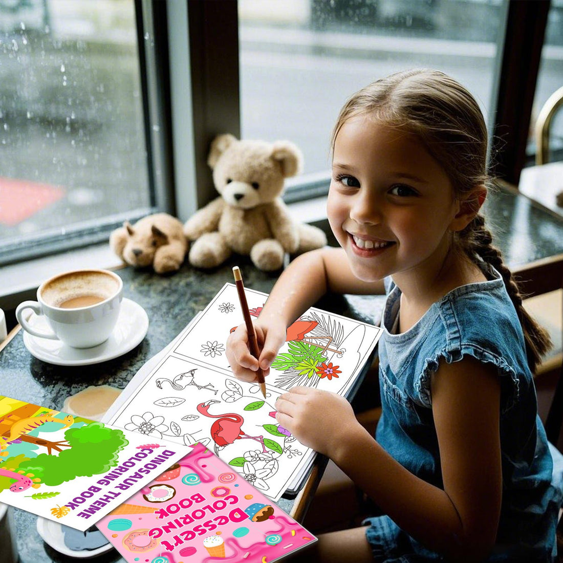 24 Sets Of Small Coloring Books For Children, Suitable For Children Aged 4-8 And 8-12 Years Old - KreovaKids