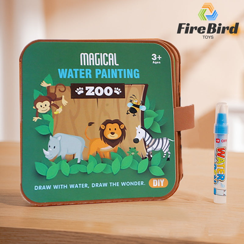 Magical Water Drawing Book, Repeatedly Colored Drawing Book, Children&